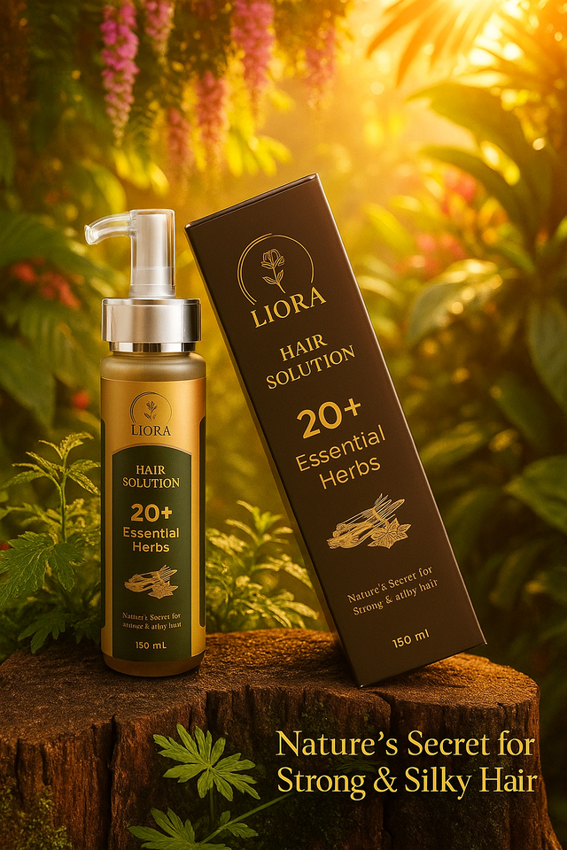🌿 Liora Hair Solution– ہربل ہیئر آئل