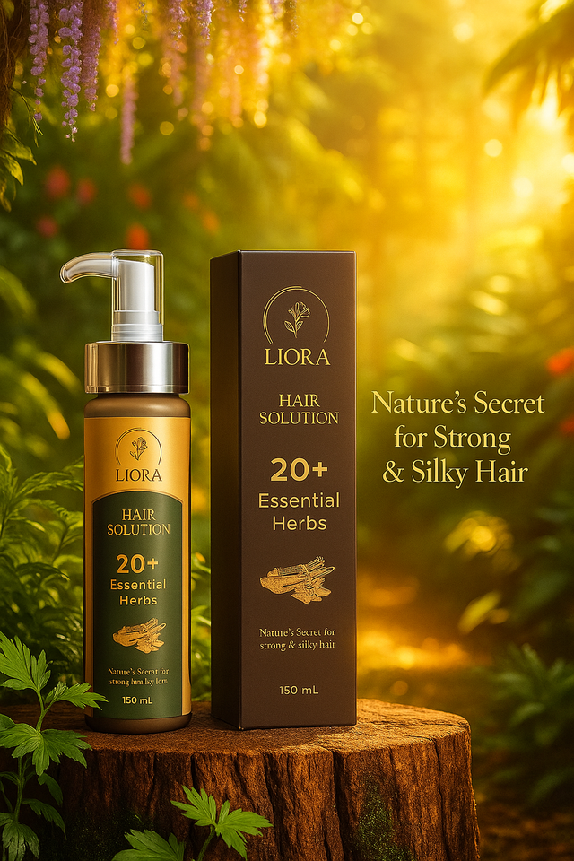 🌿 Liora Hair Solution– ہربل ہیئر آئل